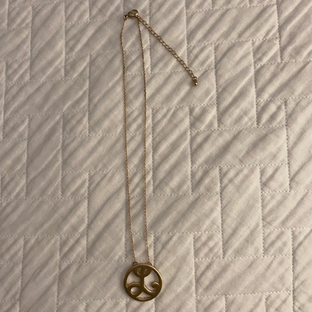 L Monogram Necklace